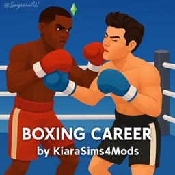 Boxing Career by KiaraSims4Mods -Tradução PTBR logo