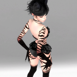 Kitty Stripes Tattoo project image