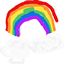 Block of Rainbows logo