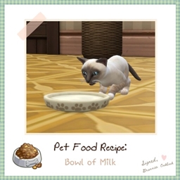 littlbowbub Bowl of Milk ~ Pet Food / translation spanish by Monisims logo