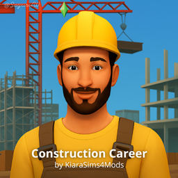 Construction Career by KiaraSims4Mods - Tradução PTBR