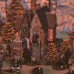 Vampire Mansion and Witch House logo