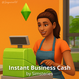 Instant Business Cash Register Mod by Simsteries - Tradução PTBR