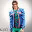 Adult - Retro 80s jacket with graphic tee combo logo