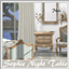 Sophie Night Table and Wall Shelf logo