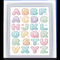 ABC Toddler Wall Art project image