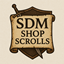 SDM Shop Scrolls logo