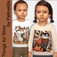 Toddler Folk Art Fall Sweater logo