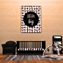 Black and White Nursery Set logo