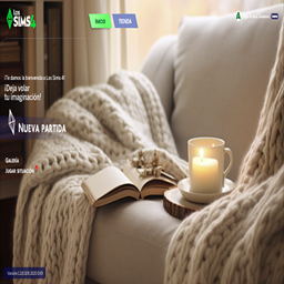 Main Menu Background Waiting for Cozy Winter 2 logo
