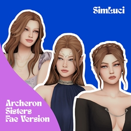 Archeron Sisters — High Fae Versions | ACOTAR-Inspired CAS project image