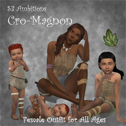 S3 Ambitions Cro-Magnon Female Outfit logo