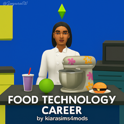 Food Technology Career by kiarasims4mods- Tradução PTBR