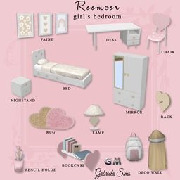 GM_Roomcor girl's bedroom logo