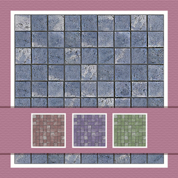 Old Small Tile Floor