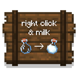 Right Click and Milk (A Farmer's Delight Add-on) logo