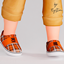 Toddler Sneakers With Tartan Texture logo