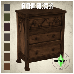 Gothic Dresser - The Sims 4 Build / Buy - CurseForge