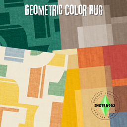Geometric Color rug