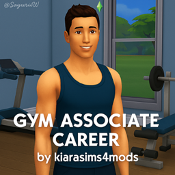 Gym Associate Career by kiarasims4mods - Tradução PTBR