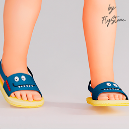 Toddler Sandals With A Funny Face project image