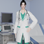 Doctor's gown (AF) + stethoscope logo