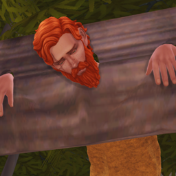 SimmerSomar | Pose | Medieval | Prisoner in the pillory or stocks logo