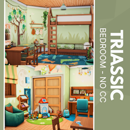 Triassic Bedroom - No CC