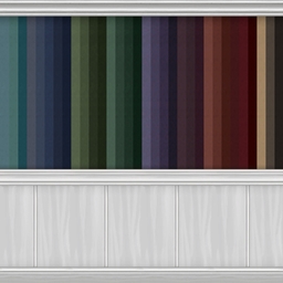 Wall paint with Panel -part 9- White (EA) wood colour - in Moody Dark Goth Aesthetic  - BG, Maxis Match logo
