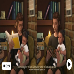 Lap Reading for Infants  por simkatu / Translated to Spanish by dokimtz logo