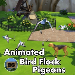 Animated Bird Flock Spawner - Pigeons ~ Bird ~ Animal ~ Pigeon ~ Pet logo