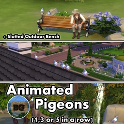Animated Pigeons - Row ~ Bird ~ Animal ~ Pigeon ~ Pet logo