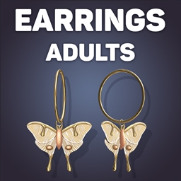 Moth Hoop Earrings logo