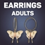 Moth Hoop Earrings logo