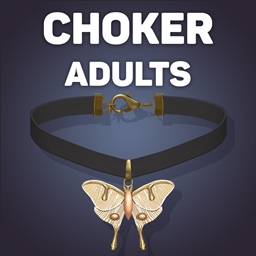 Moth Pendant Choker logo