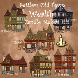 Medieval Old Town Hood Deco Houses - Candlemaker Set logo