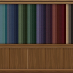 Wall paint with Panel -part 1- Medium bright brown wood colour - in Moody Dark Goth Aesthetic   - BG, Maxis Match logo