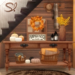 Autumn Embrace Entrance Cherry Wood -Room 🏵️🍂