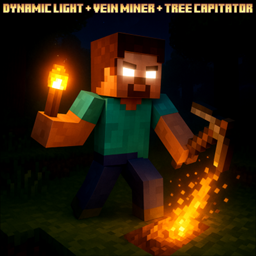 Howard Survival [Achievements Friendly] (DYNAMIC LIGHT + VEIN MINER + TREE CAPITATOR) logo