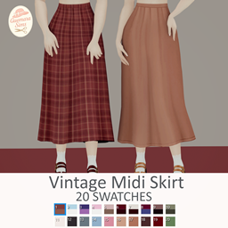 Vintage Midi Skirt logo