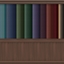 Wall paint with Panel -part 2- Medium brown wood colour - in Moody Dark Goth Aesthetic - BG, Maxis Match logo
