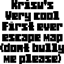 Krisu's Escape Map 1 logo