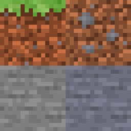 colorful stone & dirt logo