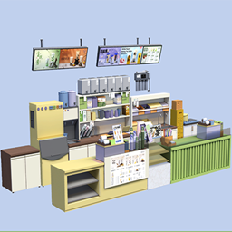 Functional Furniture CC for Milk Tea Shop - Produced by CBYFJ logo