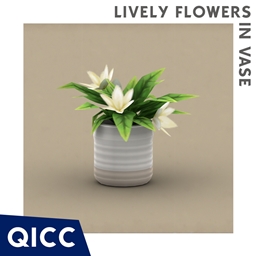 QICC - Lively Flowers in Vase
