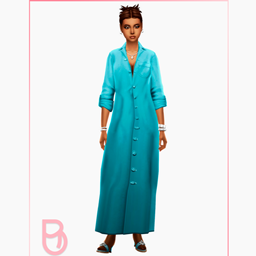 Woman Shirt Gown - Desert - Version 1 project image