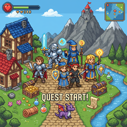 RPG KAISER WOLD FANTASY logo