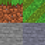 grass pattern & stone logo