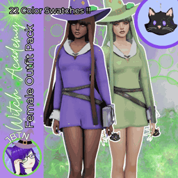 [JBTN] Witch Academy Female Outfit - The Sims 4 Create a Sim - CurseForge