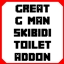 Great G Man Skibidi Toilet logo